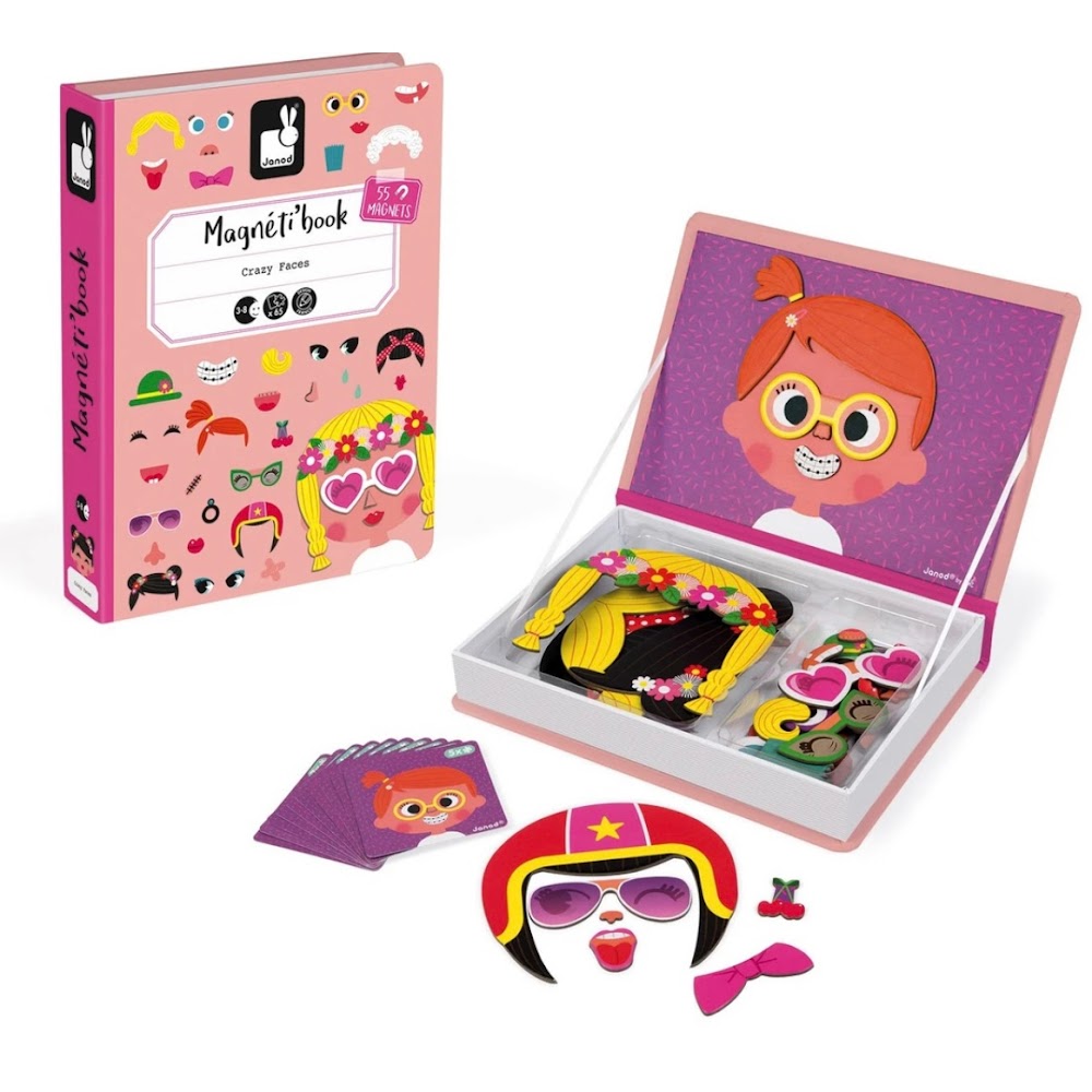MAGNETIBOOK Girl’s Crazy Faces