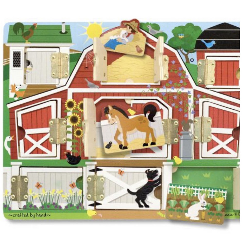 Magnetic Hide & Seek Farm Board