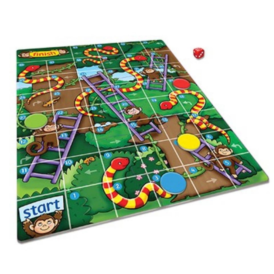 Jungle Snakes and Ladders mini game 蛇棋