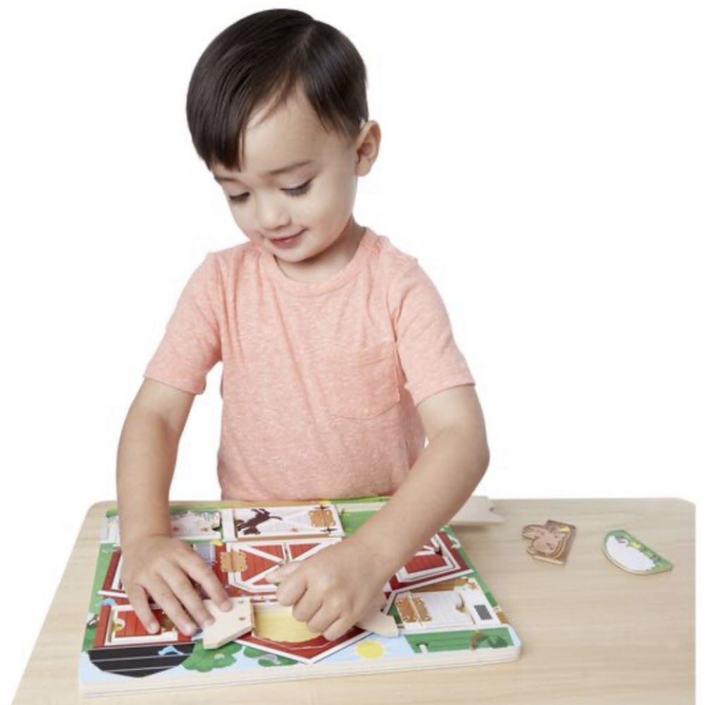 Magnetic Hide & Seek Farm Board