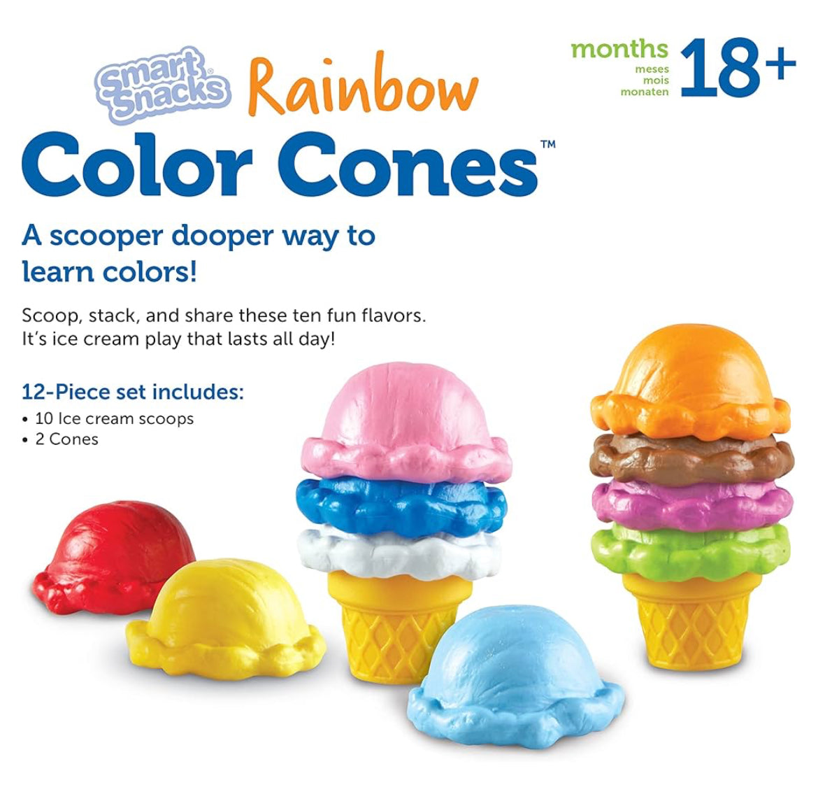 Smart Snacks Rainbow Color Cones