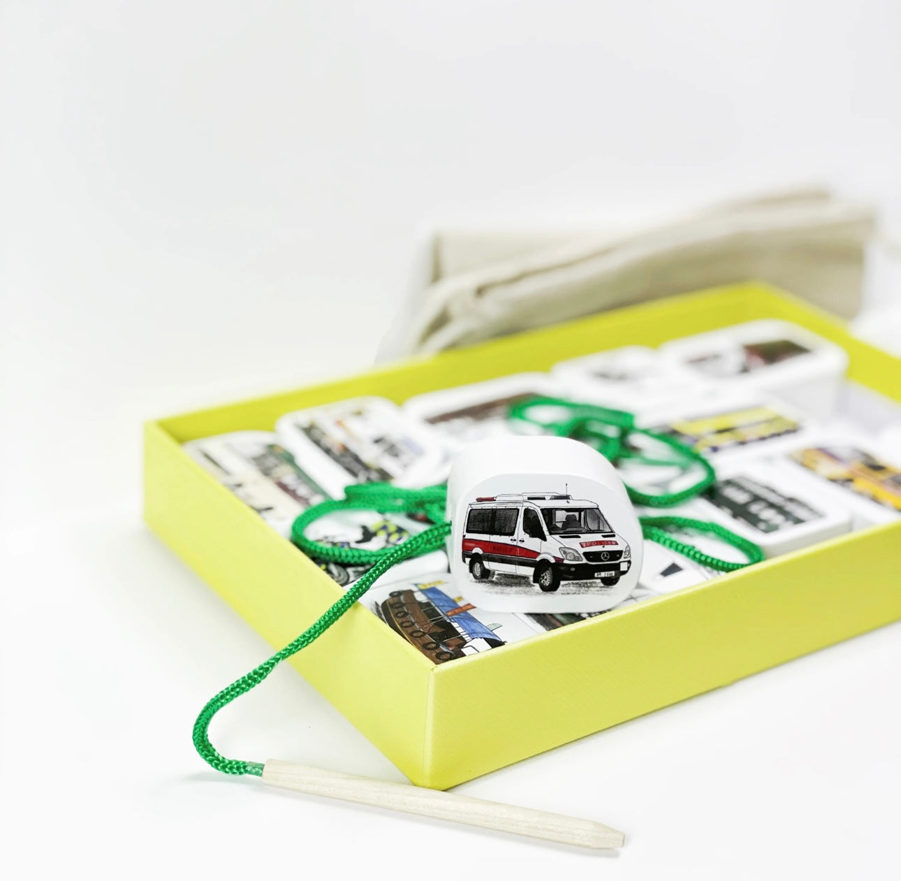 Hong Kong Transport Lacing Beads
