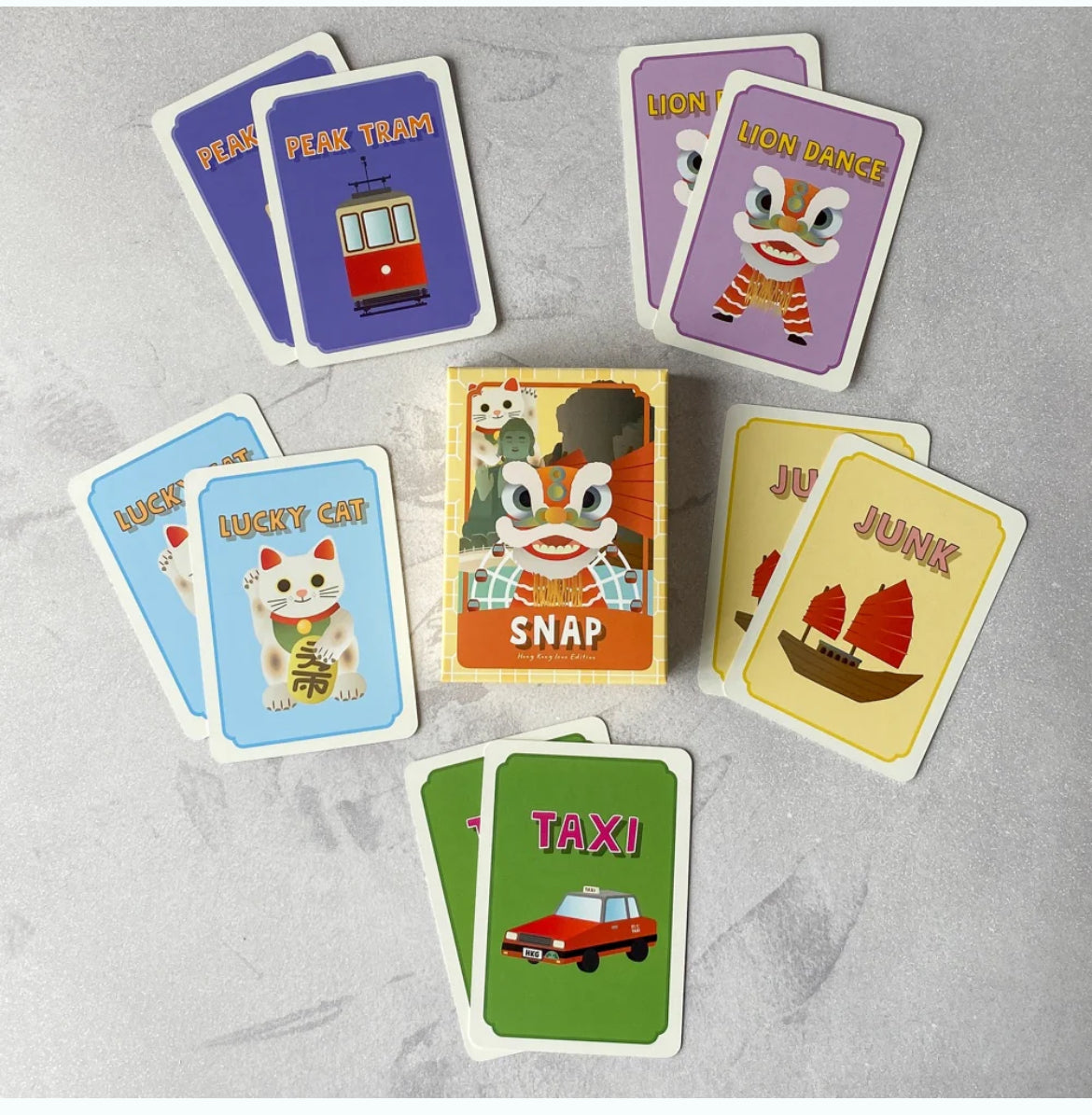 Snap (Bilingual Card Game - Hong Kong Icon Edition)