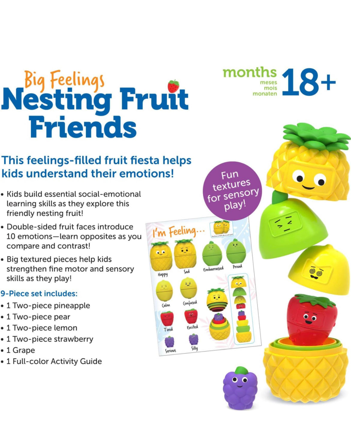 Big Feelings Nesting Fruit Friends