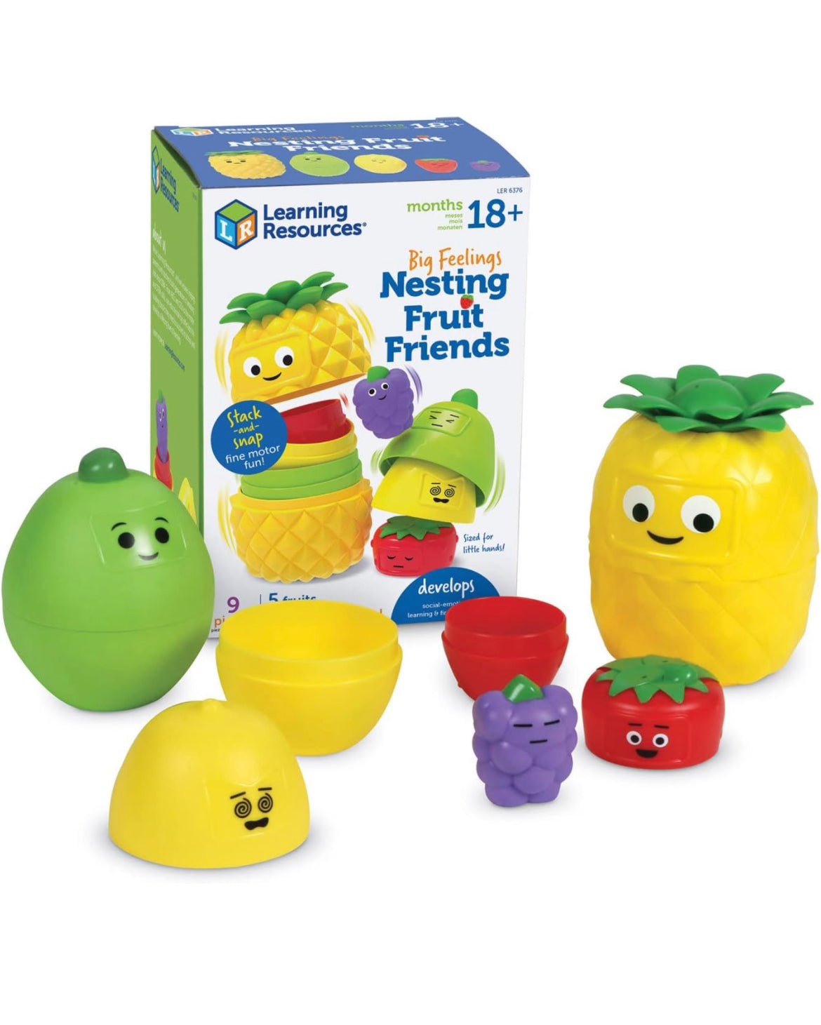 Big Feelings Nesting Fruit Friends