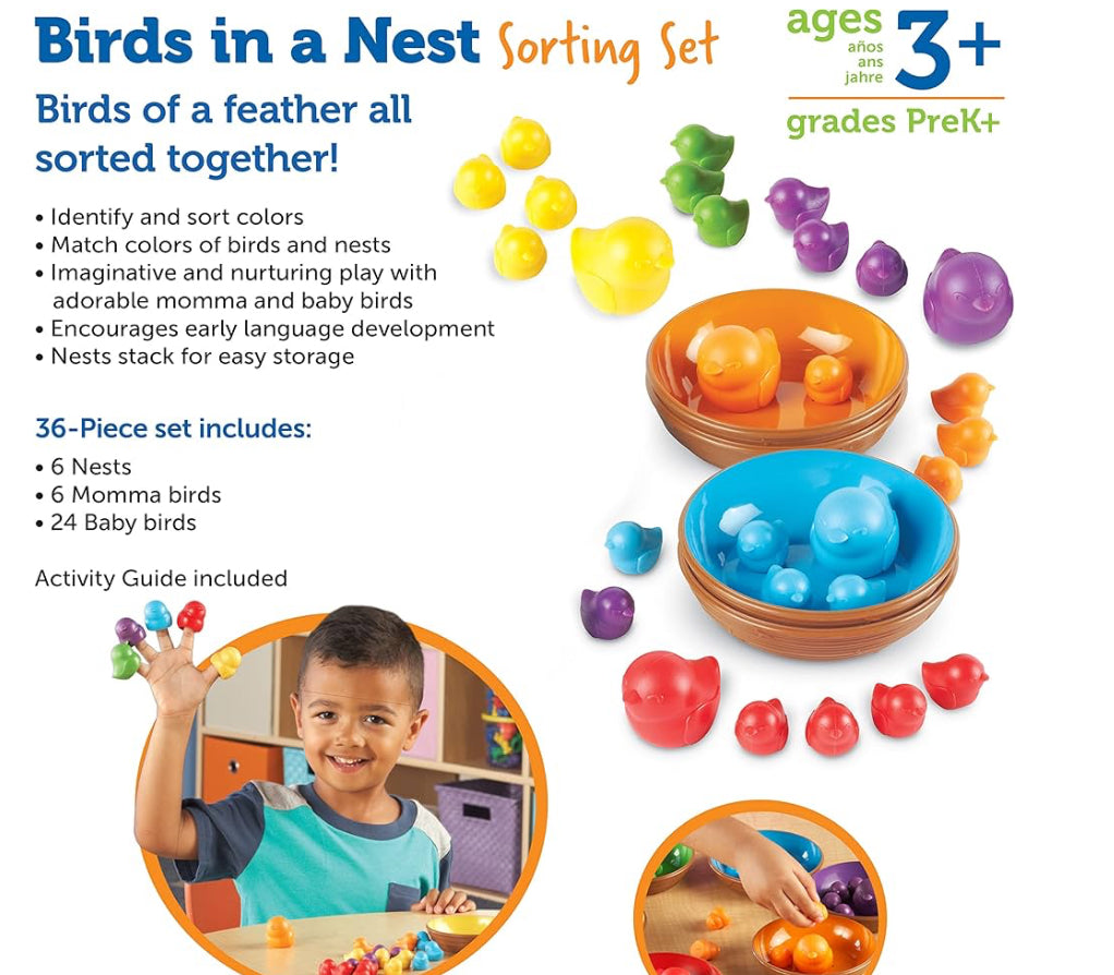 Birds In A Nest Sorting Set