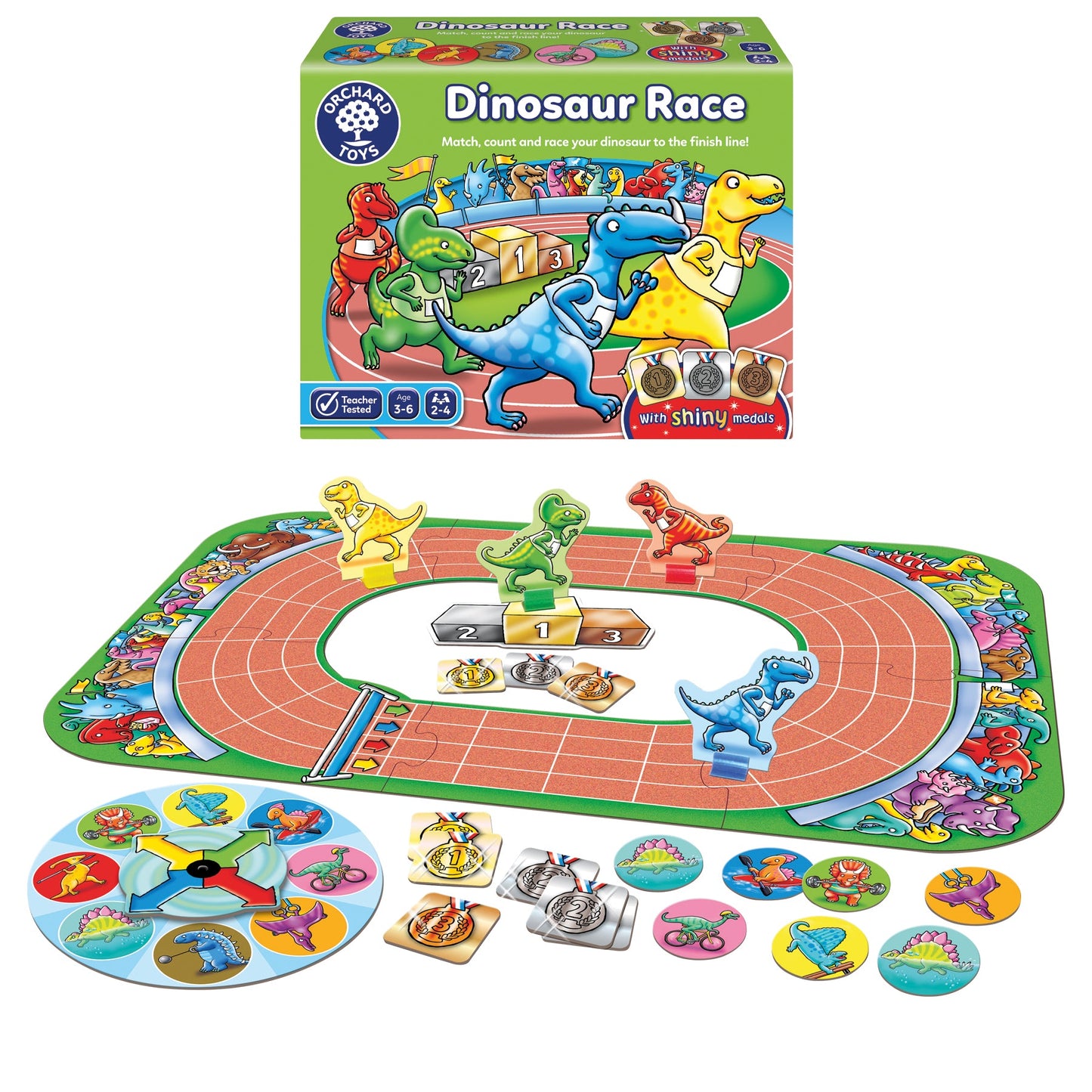Dinosaur Race Board Game