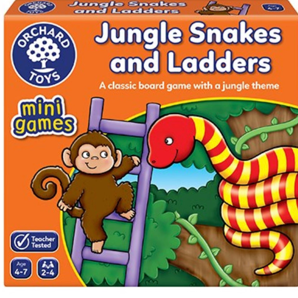 Jungle Snakes and Ladders mini game 蛇棋
