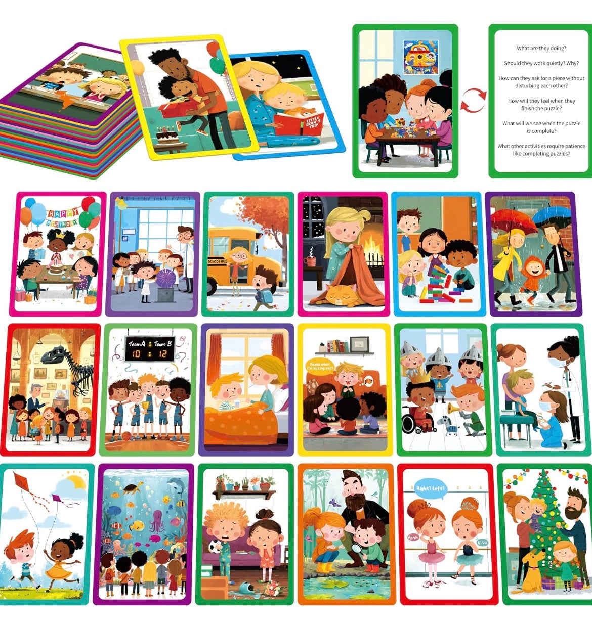 80 Scene Conversation Cards
