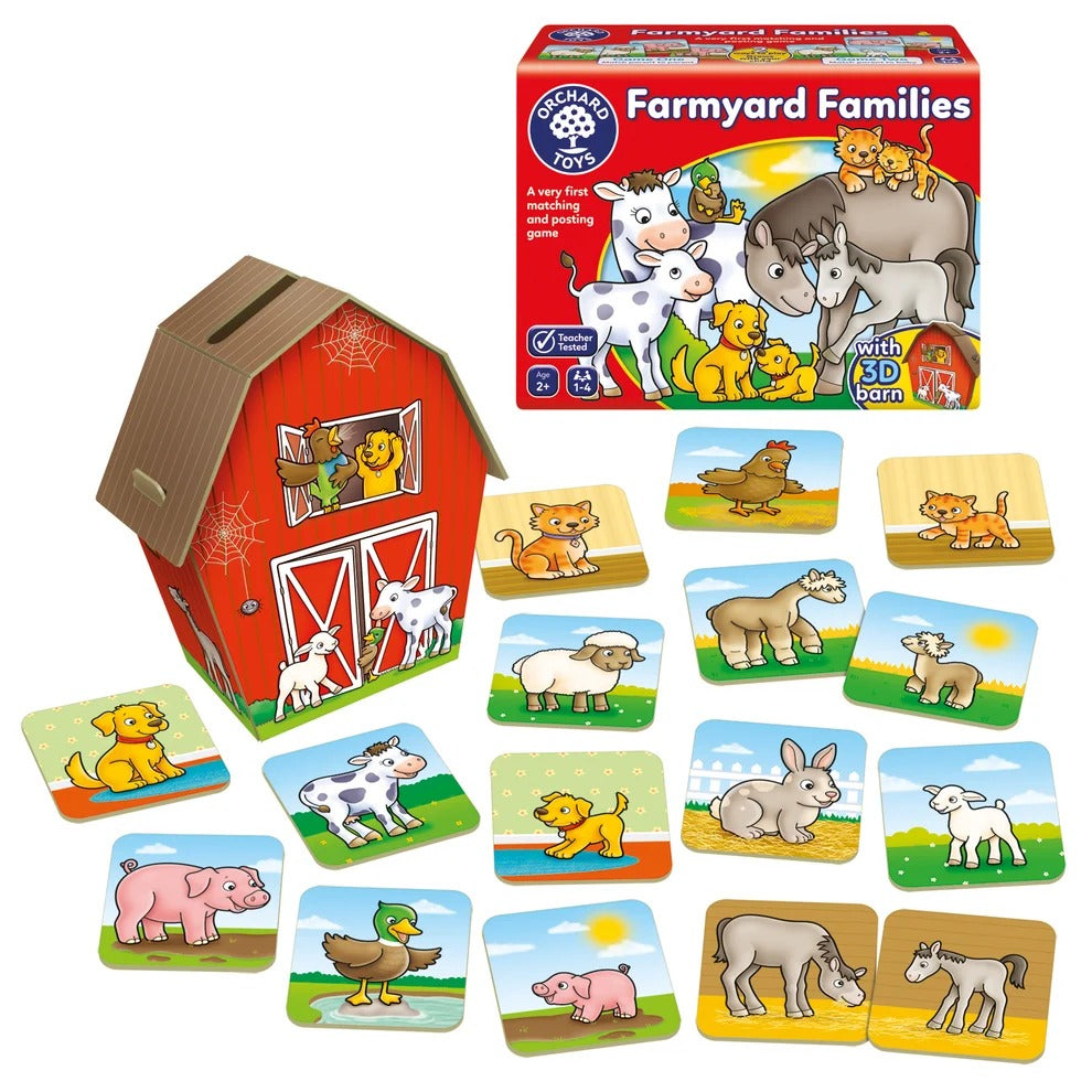 Farmyard Families Matching & Memory Game 農場動物家族記憶遊戲