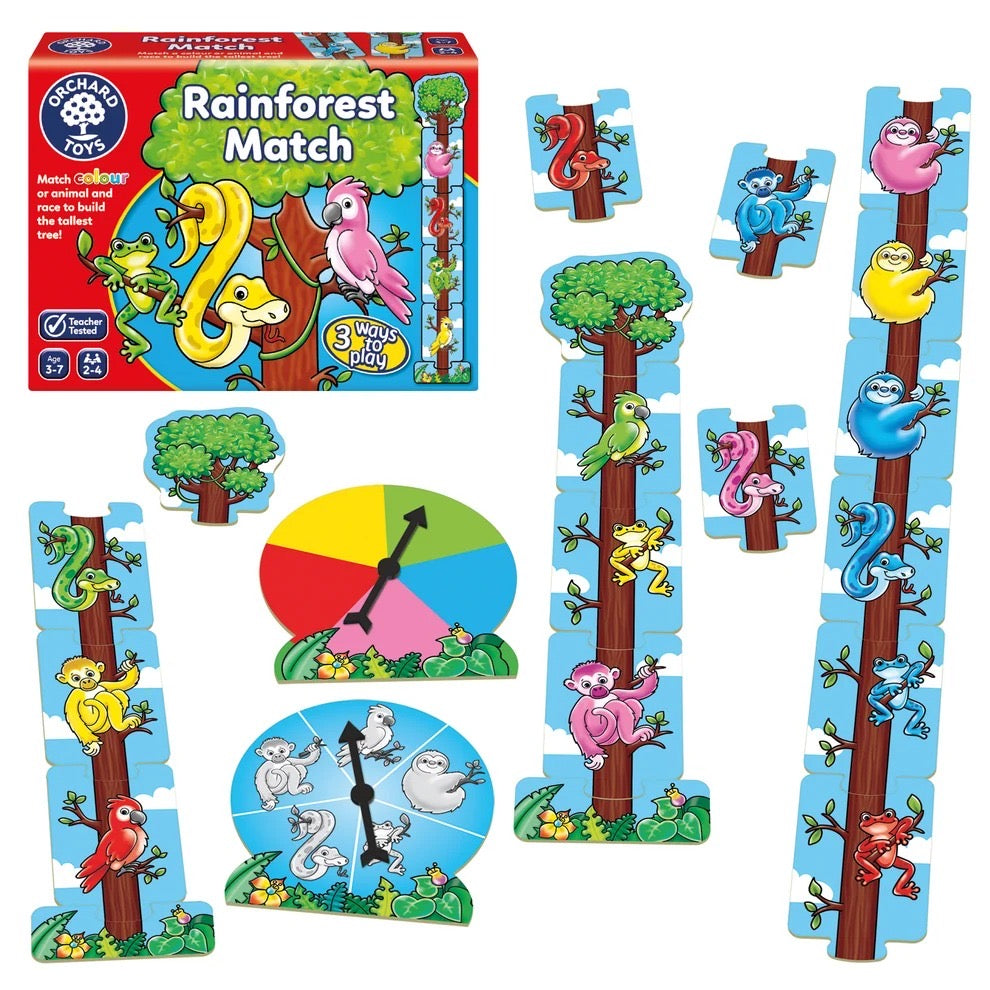 Rainforest Match Counting & Colour Matching Game 熱帶雨林配對及數量遊戲