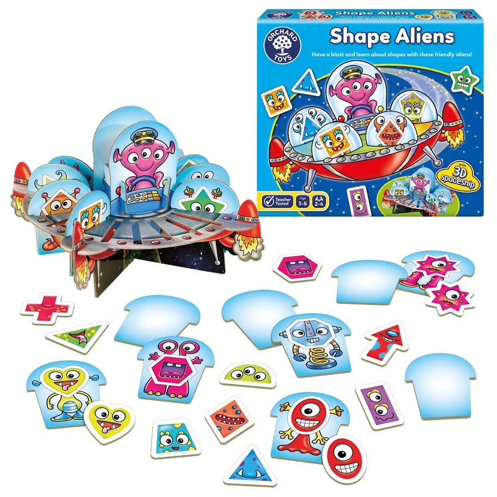 Shape Aliens Cosmic Matching Game