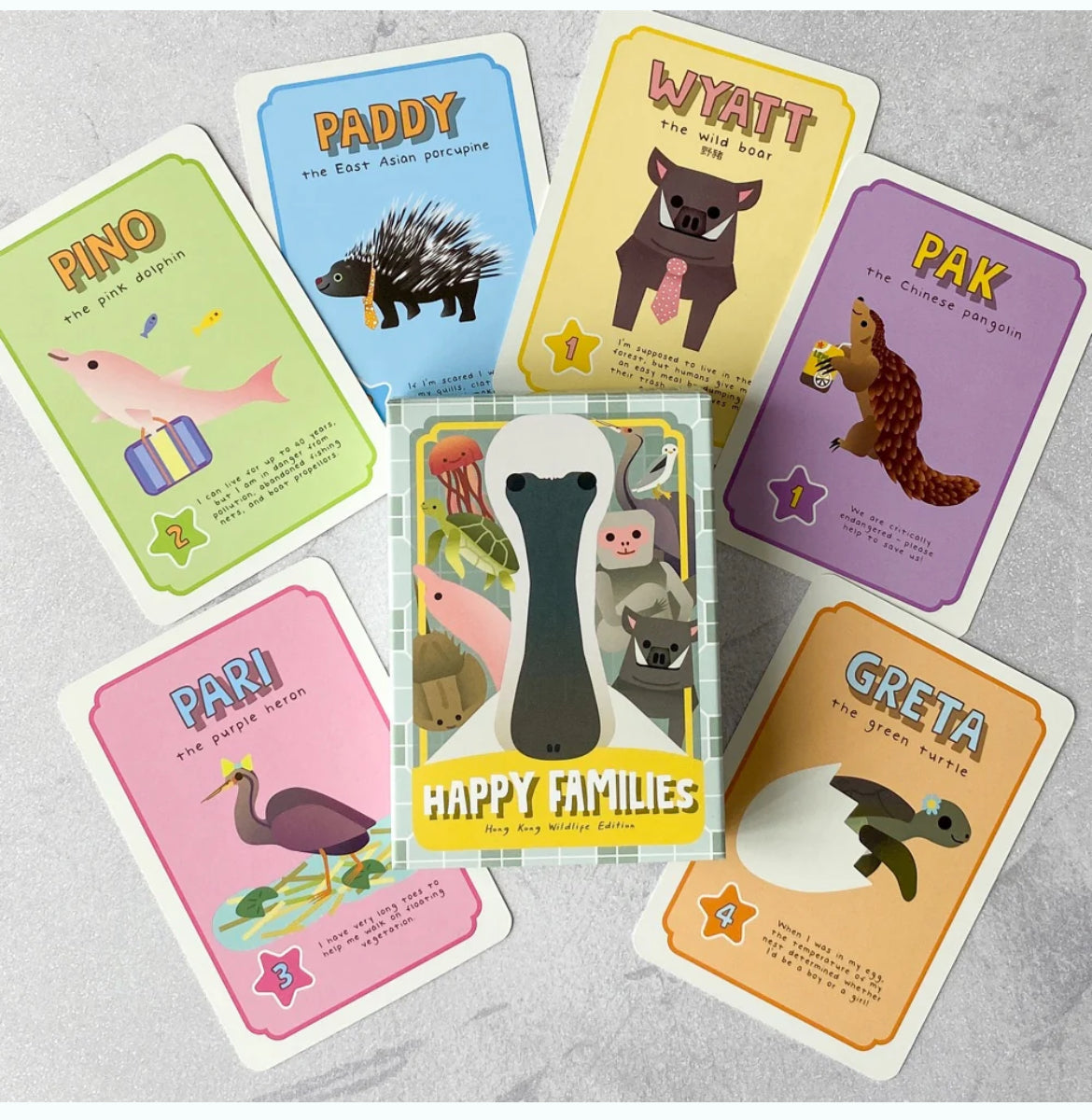 Happy Families (Bilingual Card Game - Hong Kong Wildlife Edition)