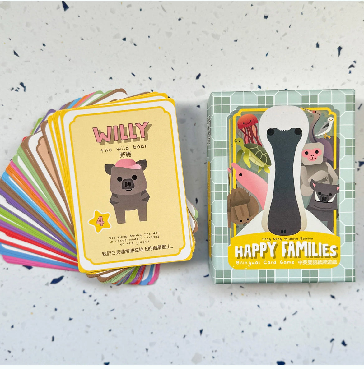 Happy Families (Bilingual Card Game - Hong Kong Wildlife Edition)